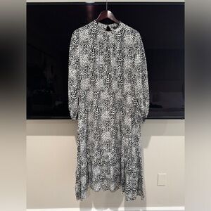 Zara Zebra Chic Cocktail Dress